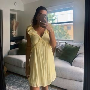 Yellow Mini Dress